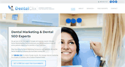 Desktop Screenshot of dentalclix.com